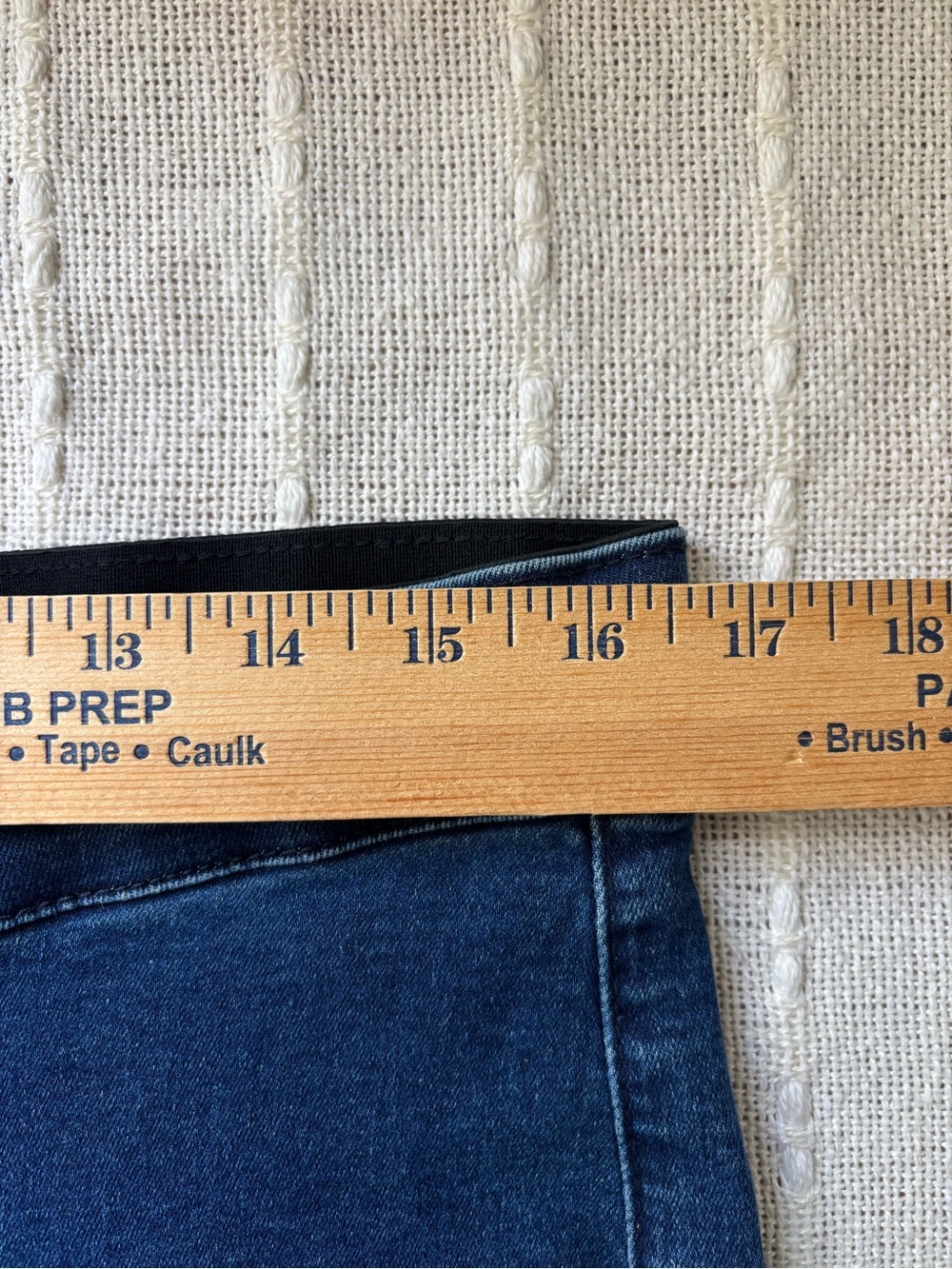 Umgee Denim Bell Bottom Flare Boho Jeans Raw Hem Stretch Size 13 Juniors Retro - Picture 11 of 14